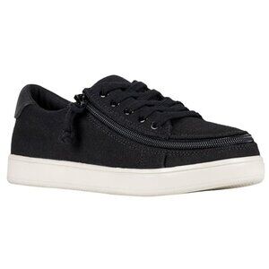 New No Box Billys' Footwear Women's Zip Up Adaptive Sneaker II Black 8.5M BY362